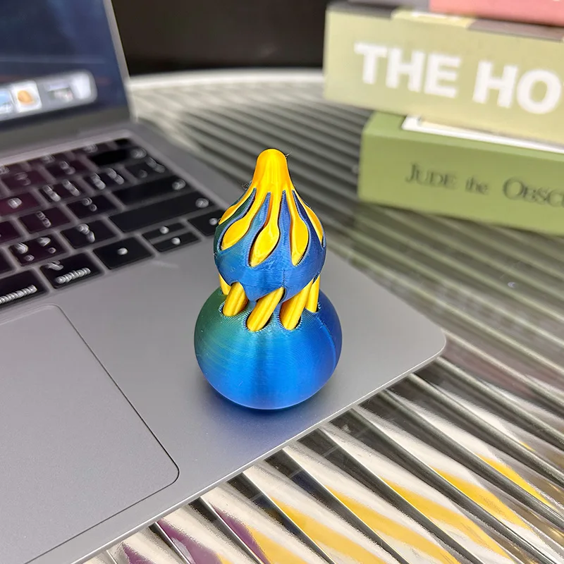 New 3D Printed Spiral Cone Toy Impossible Pyramid Gourd Santa Hat Passthrough Sculpture Mini Gift Creative Decompression Toy