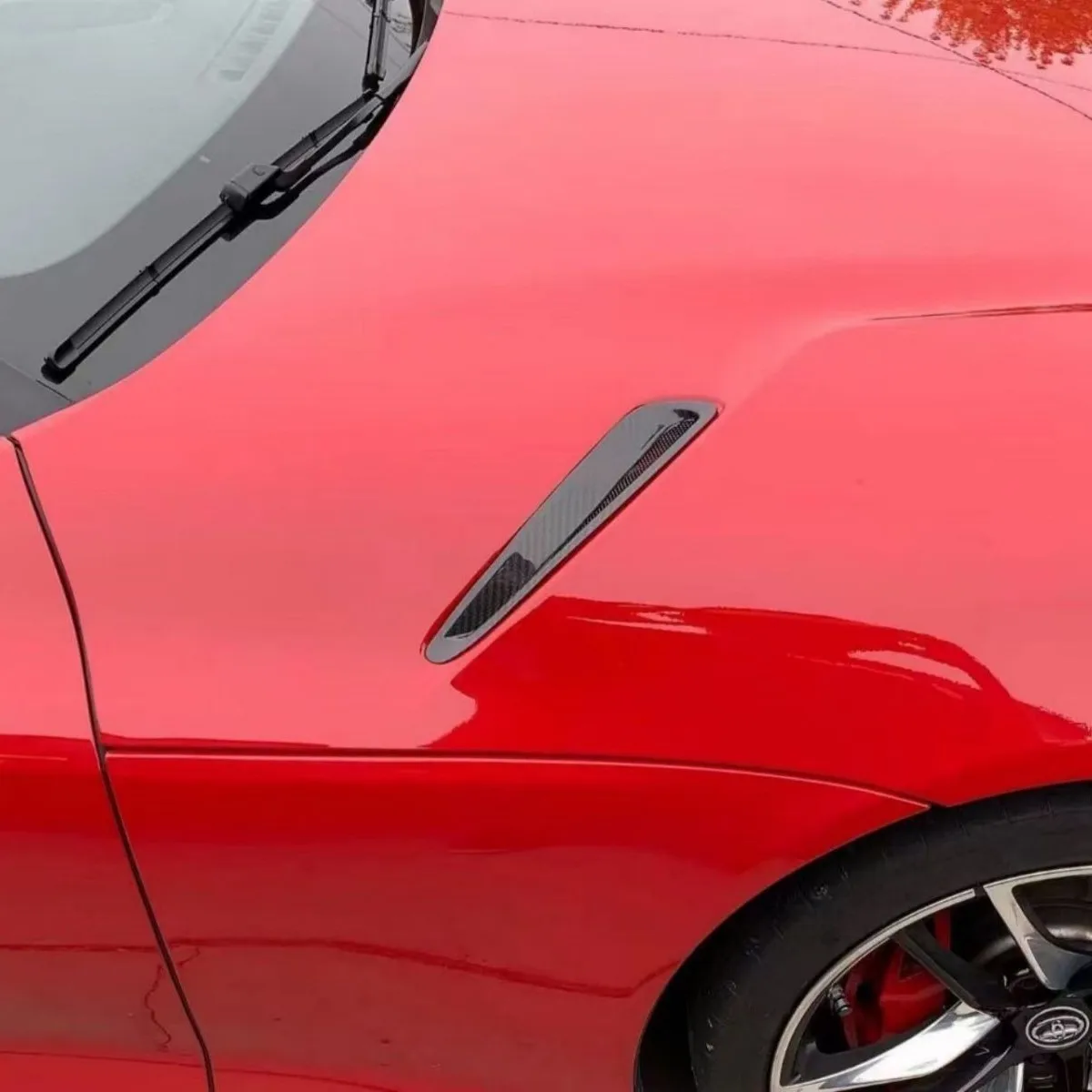 Suitable for Toyota Bull Demon King SupraMK5 A90/A91 modified to upgrade the original carbon fiber cover trend