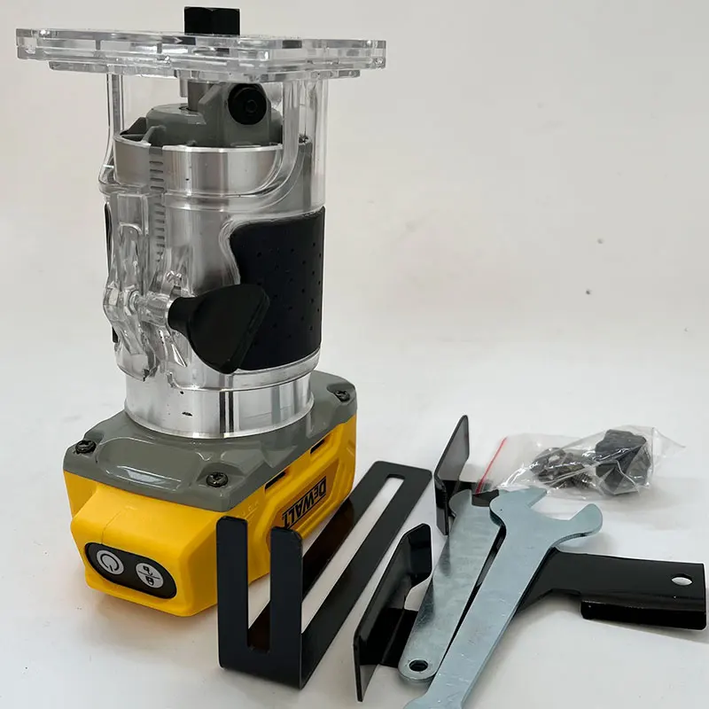 DeWalt 30000RPM Brushless Electric Trimmer Cordless Woodworking Trimming Machine Wood Router Milling Engraving Machine