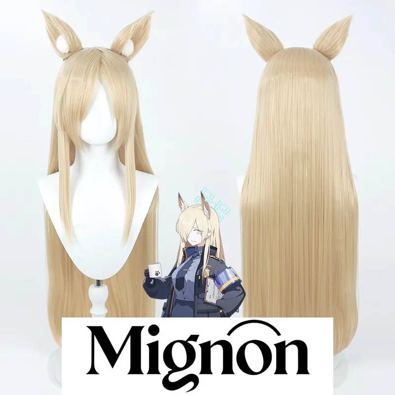 الأزرق الأرشيف أوبا كنا شعر مستعار تأثيري الشعر الأصفر الطويل هدية عيد الهالوين