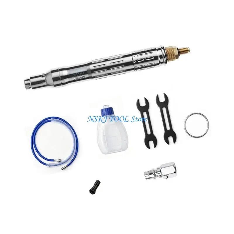 L8RC Multipurpose Pneumatic Die Grinder Grinding Tool Set For Industrial Use Feature Low Noise Operation And Easy Bit Changes