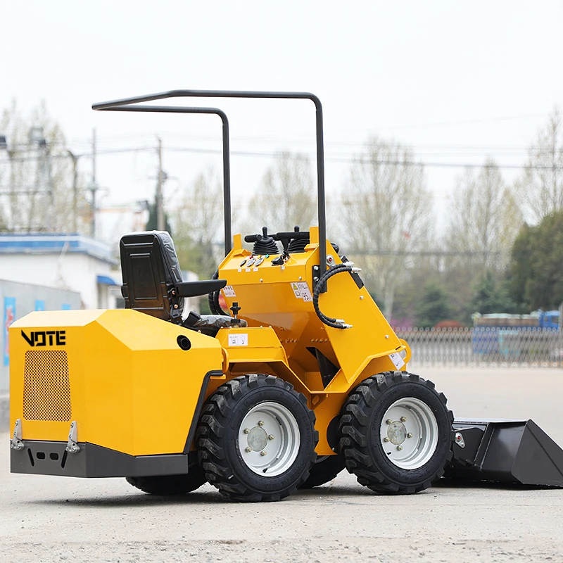 

China Skid Steer Factory wheel loader FREE SHIPPING!! cheap mini skid steer loader mini wheel loaders customized