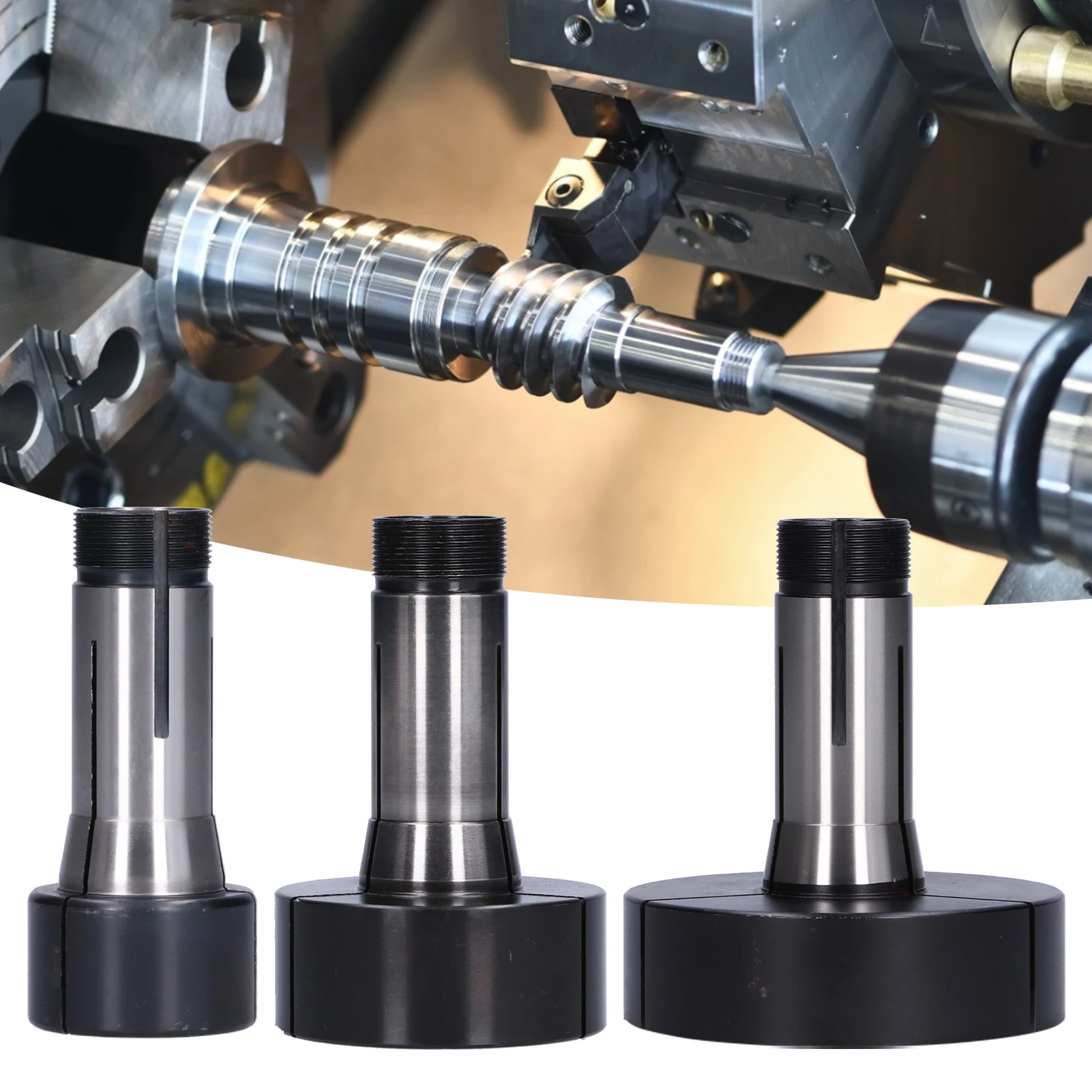 5C Step Collet Metal Chuck Holder Fixing Tool Accessory Replacement for Lathe Machine Chuck Collet Collet Chuck Tool Step Collet