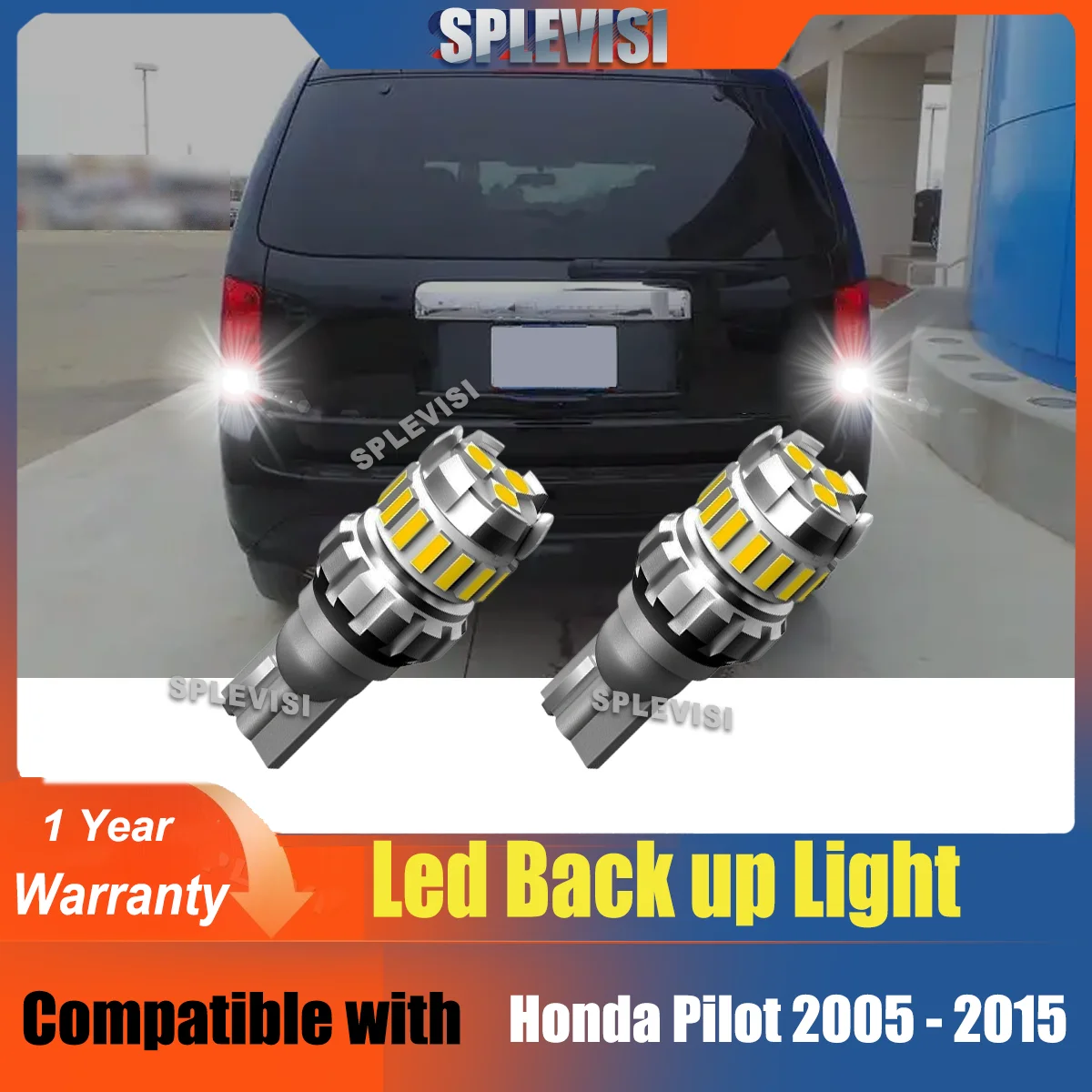 

Reverse Light Accessories Backup Lamp 6000K Xenon White For Honda Pilot 2005 2006 2007 2008 2009 2010 2011 2012 2013 2014 2015