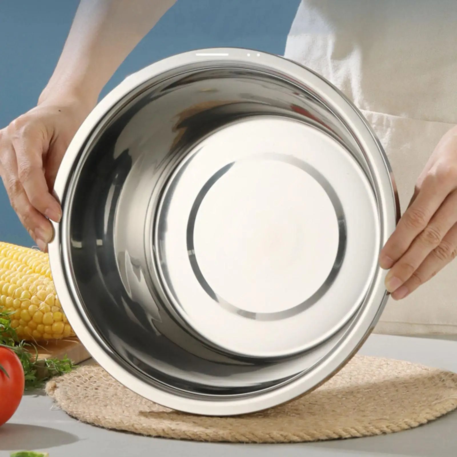 Kitchen Soup Bowl, Colander Colander Strainer Bowl, Egg Beating Bowl for