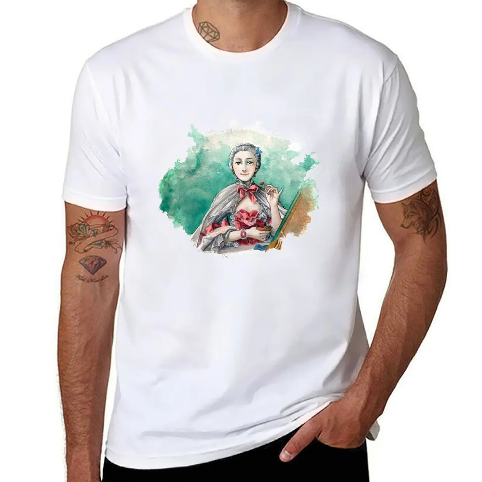 

Madame de Pompadour T-Shirt funny t shirts cotton man t shirt graphic T-Shirt