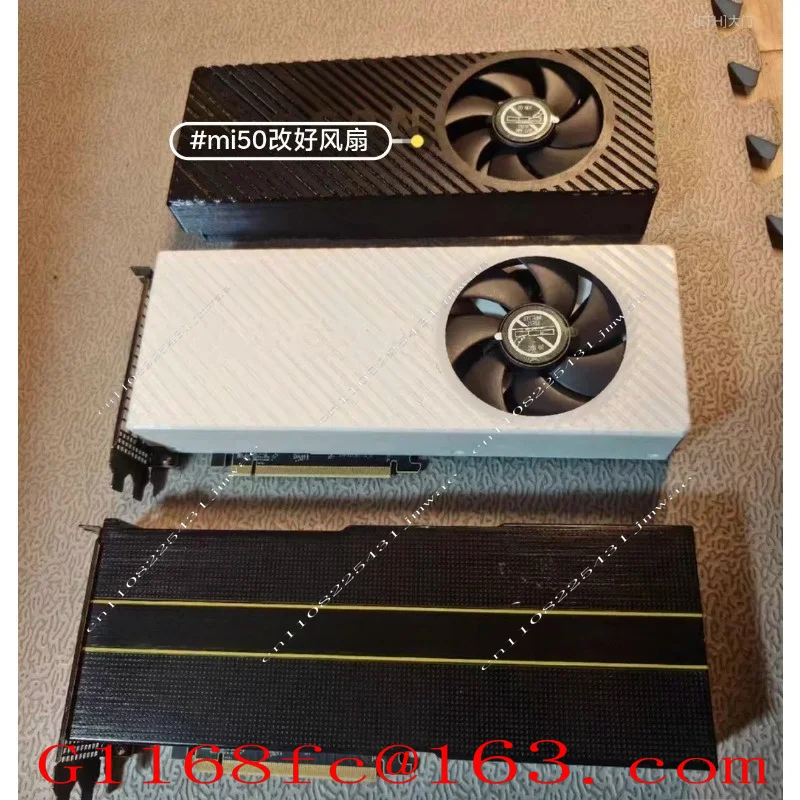 Mi50 Graphics Card 16g Ray 7 VII Has Changed The Fan