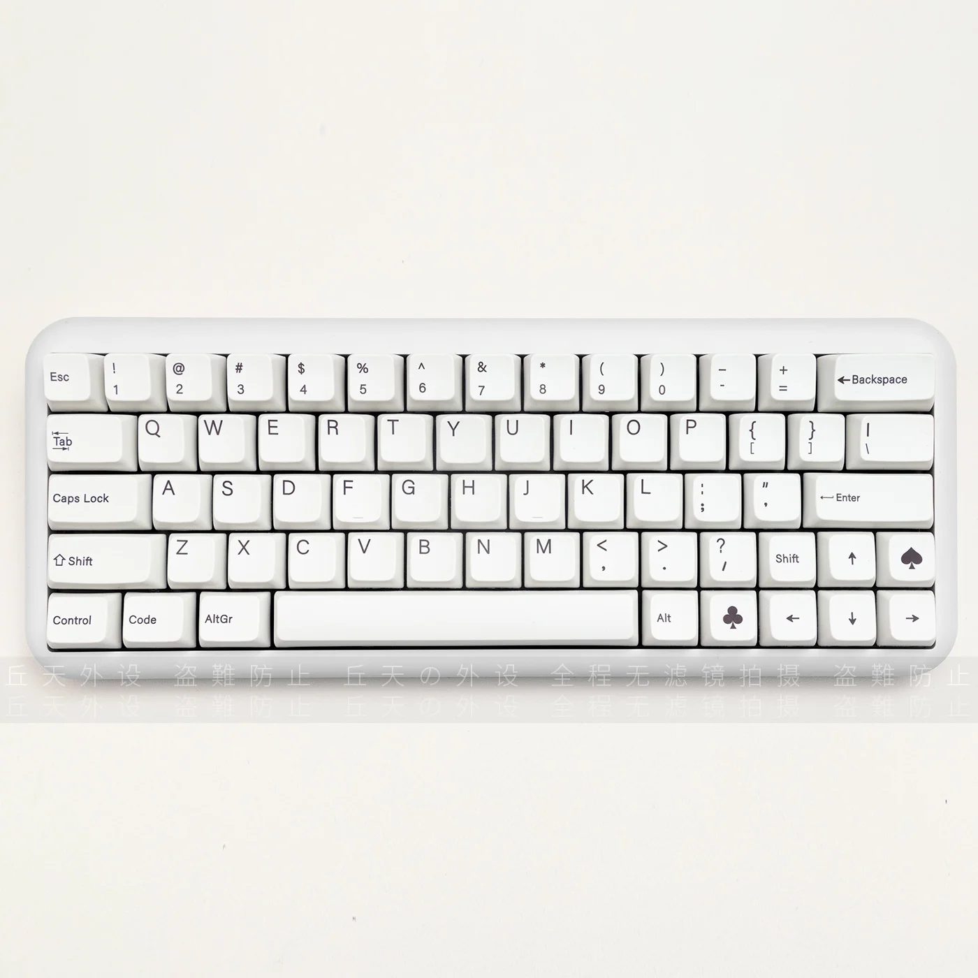 Minimalist white key cap MDA high Japanese PBT thermal sublimation IKBC Ningzhi Wolf School 61/64/84/87/98/104