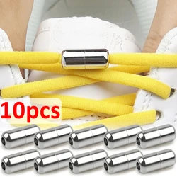 Shoelaces Semicircle Buckles No Tie Buckle Connector for Shoes Sneakers Shoelace Quick Shoe Laces Lazy Metal Capsule Lock