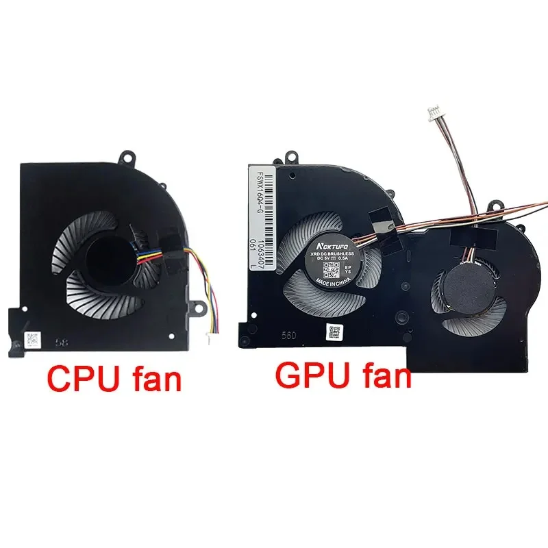 Laptop CPU GPU Cooling Fan For MSI GS65 GS65VR P65 MS‑16Q1 MS‑16Q2 MS‑16Q3 MS‑16Q4 8RF 8RE Gaming Notebook Cooler Fan