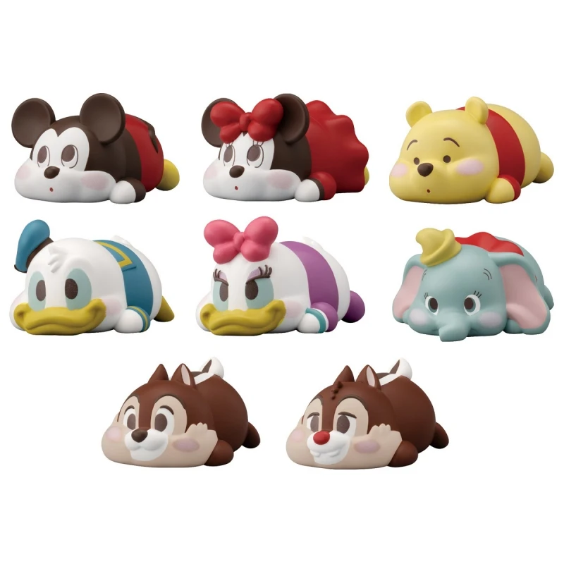 

Bandai Original 8Pcs もっちりころりん♪ ディズニーキャラクターズ Toys For Kids Gift Collectible Model Ornaments