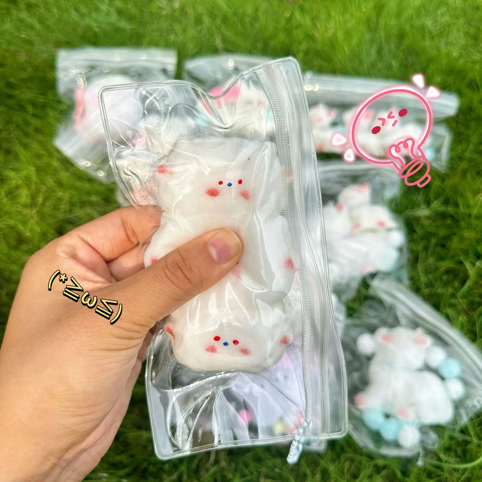 Sevimli Squishy Küçük Ayı Kedi Köpek Fidgets Sıkma Oyuncaklar Komik Yumuşak Stres Serbest Bırakma Oyuncak Antistres Oyuncaklar Yetişkinler Çocuklar