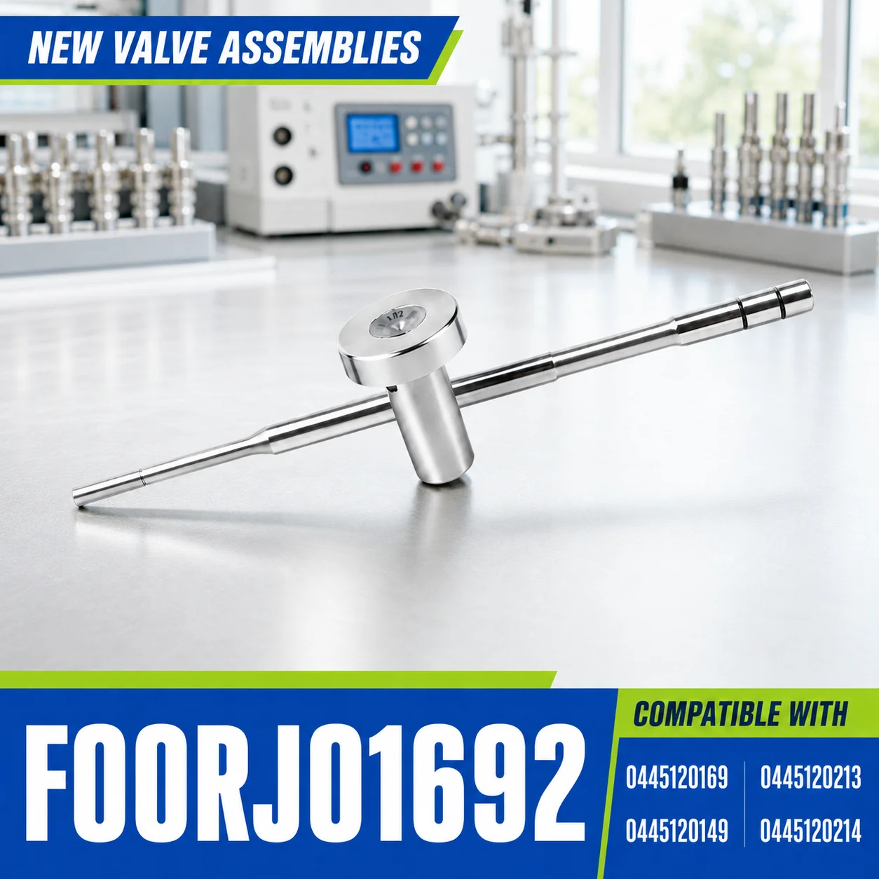 New Control Valve Assembly F00RJ01692,Compatible With 0445120169,0445120149,0445120213,0445120214 Injectors, For Bosch.LG3030