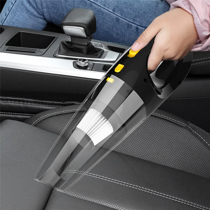 Car Vacuum Cleaner Rechargeable Wire High Power Dry And Wet Dual-Use Vacuum Cleaner Handheld Portable