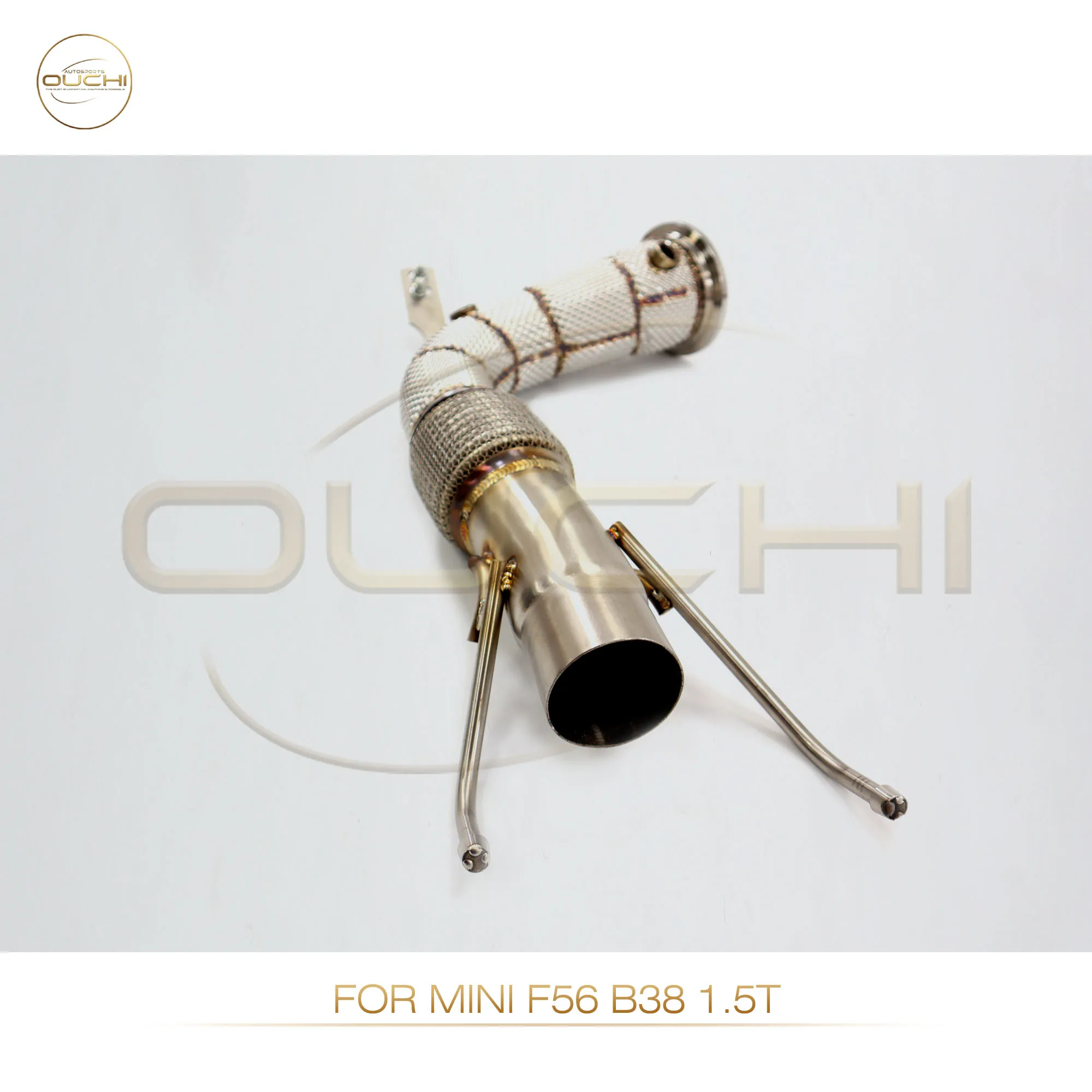 OUCHI Exhaust System High Flow Performance Downpipe for MINI F56 B38 1.5T Car Accessories Converter Header