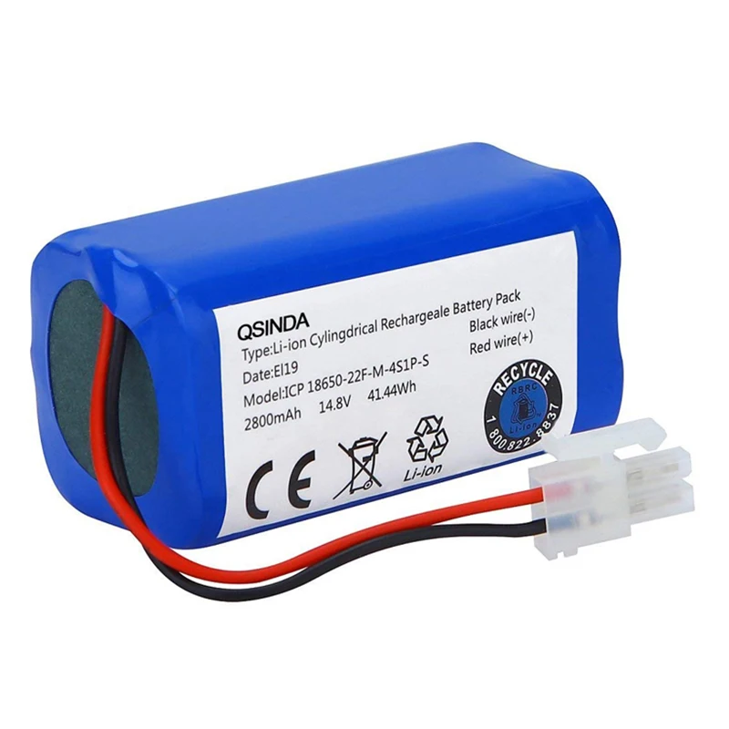 18650 4S1P 14.8V 2600mAh/2800mAh/4800mAh Robotic Vacuum Battery for Ecovacs CEN550 for Dibea V780 Rechargeable Battery - view 4