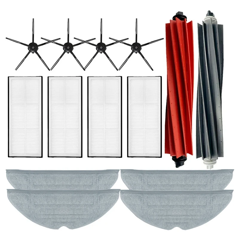 

Новая роликовая основная щетка Hepa-фильтр, боковая щетка, тряпки для швабры для Roborock S8 S8 PLUS S8 + S8 Pro Ultra, аксессуары для пылесоса