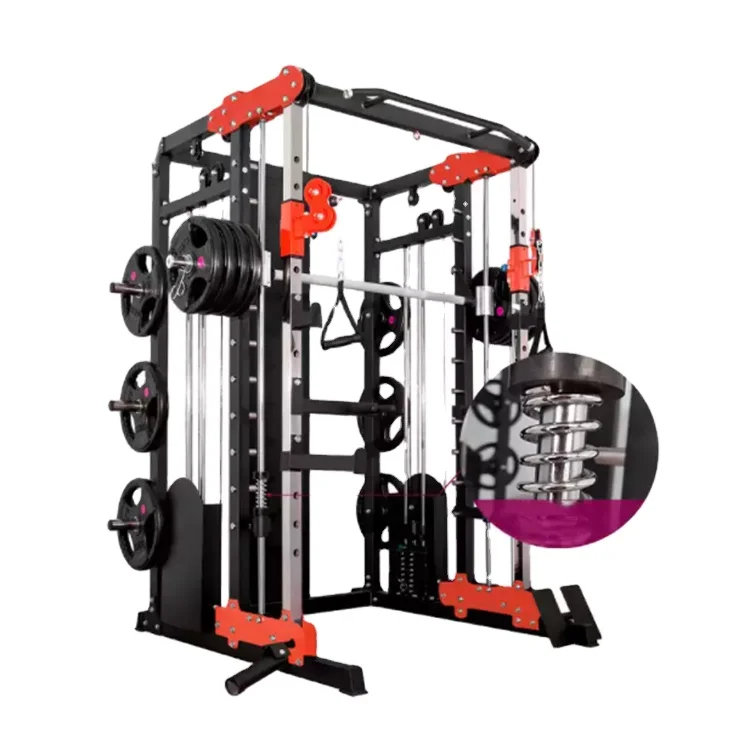 Gym Power Rack Strength Equipment Commercial Gym Smith Machine Functional Trainer Squat Rack