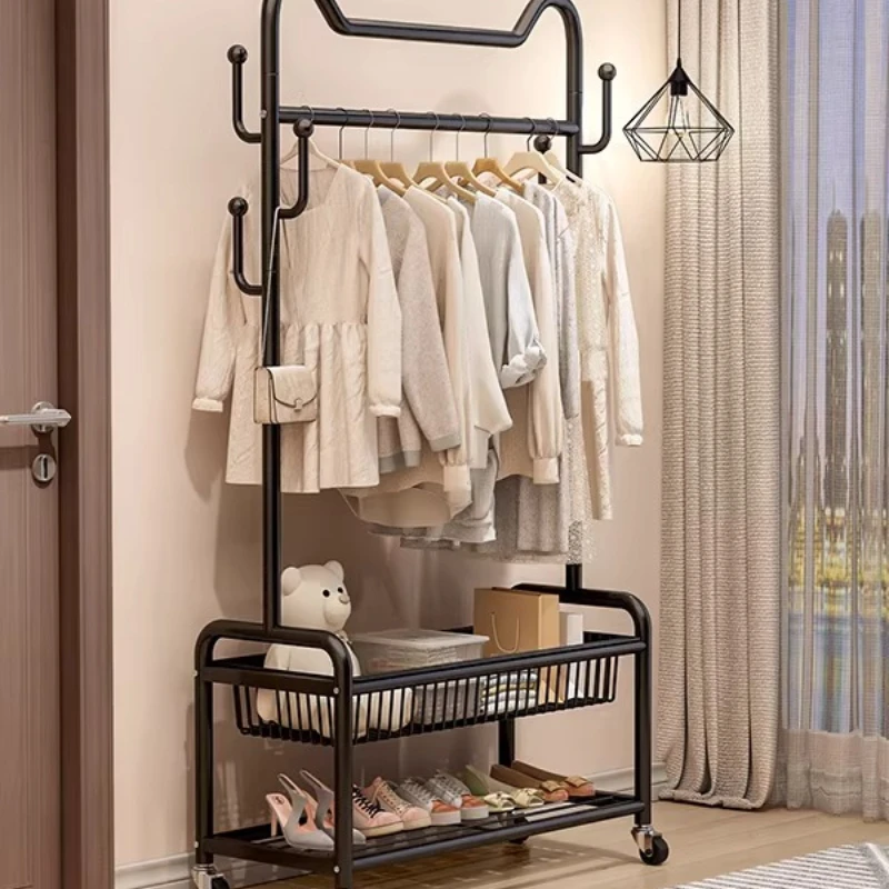 

Напольная вешалка для одежды в спальню, на балкон, металлическая, для дома