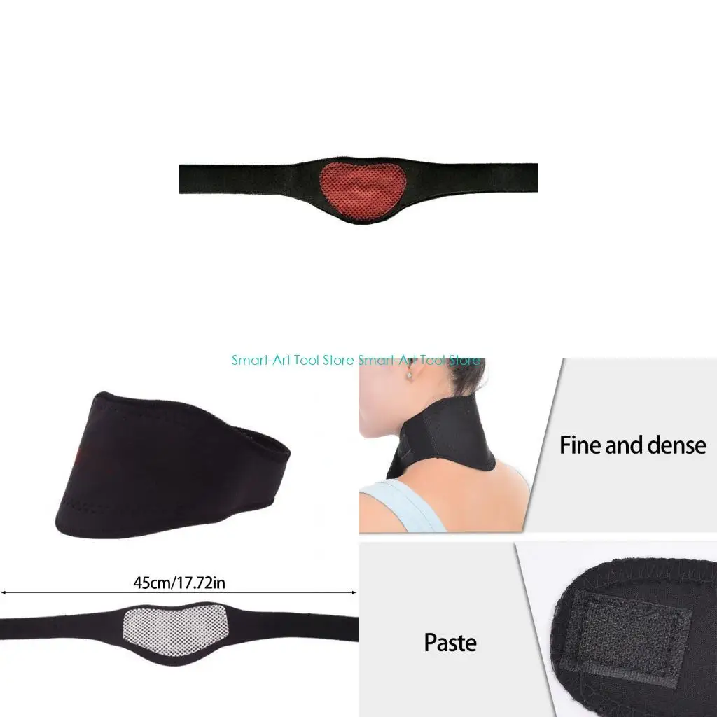 E1PB وسادة تدفئة مغناطيسية للرقبة لتدليك الرقبة من القماش الناعم للاستخدام المنزلي في المكتب