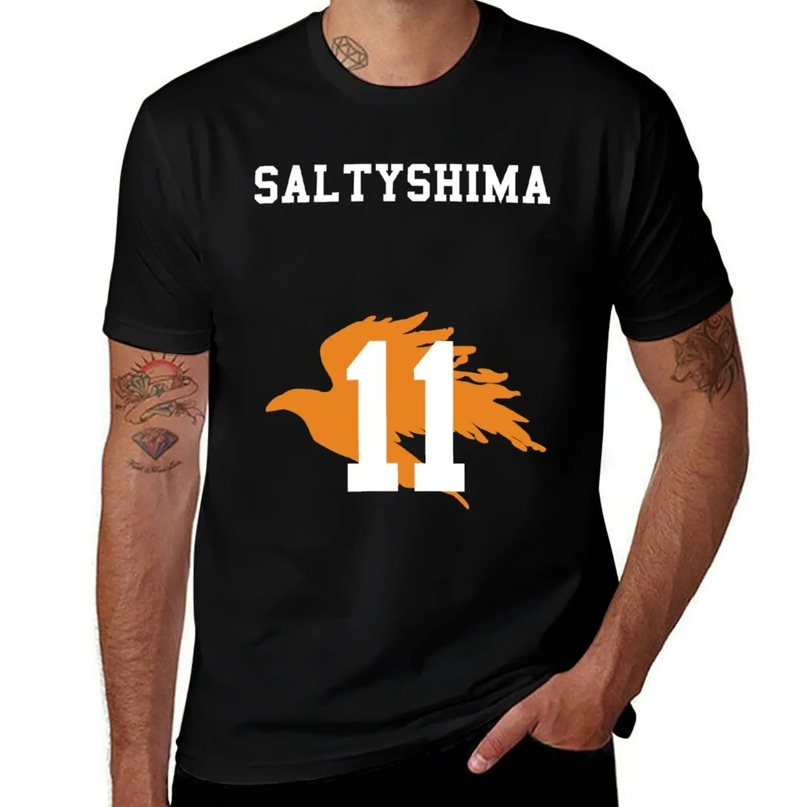 

Saltyshima Kei T-Shirt t shirts for man graphic tees man t shirt heavy cotton T-Shirt