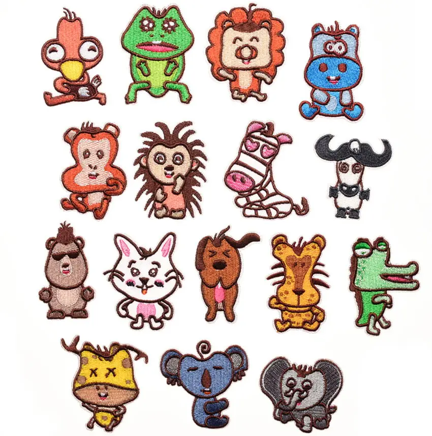 

10 шт., нашивки с вышивкой маленьких животных, вышитая одежда, шляпа, сумка, материал для ремонта обуви, подарочная коробка для телефона, декор, аксессуары «сделай сам»