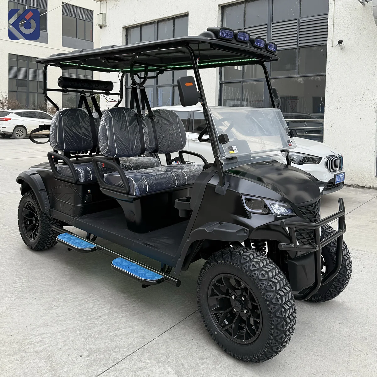 Front 4 Seater Golf Cart Car Golf Buggy 72V Lithium Golf Electric Cart for Sale
