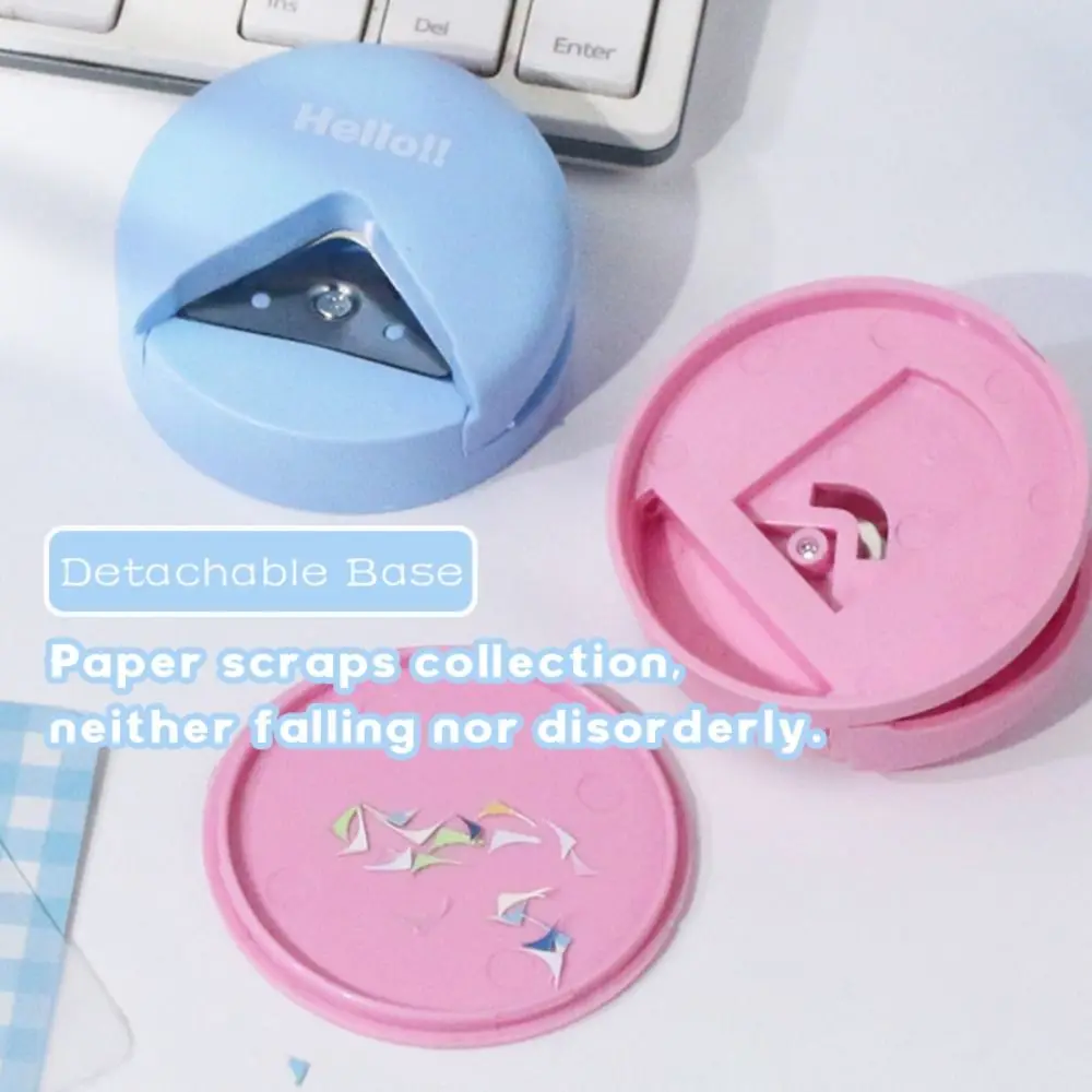 Simple Plastic R4 Corner Rounder Mini Paper Punch R4 Fillet Cutter Portable Card Rounded Cutter DIY Paper Craft