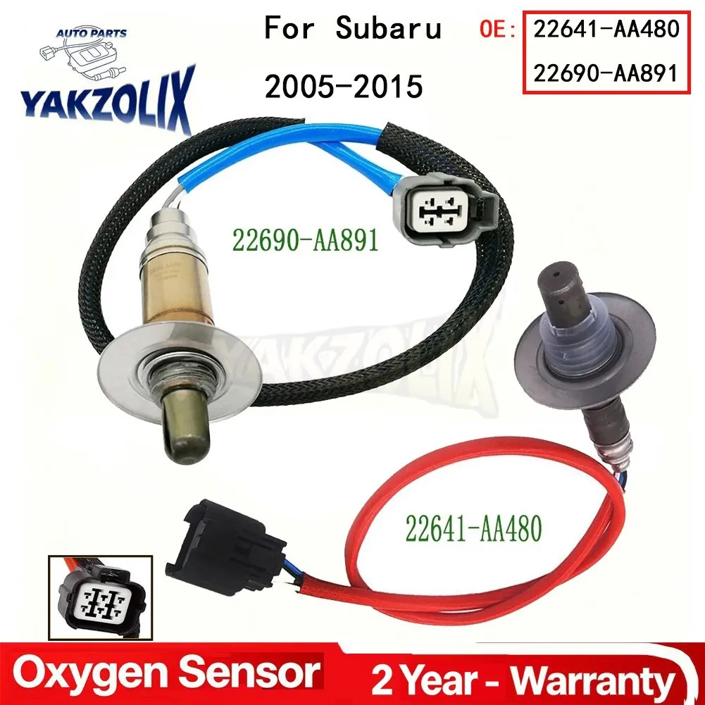 22690-AA891 22641-AA480 Up Downstream O2 Oxygen Sensor for Subaru Impreza Legacy Forester 2.0L 2005-2015 22690AA891 22641AA480