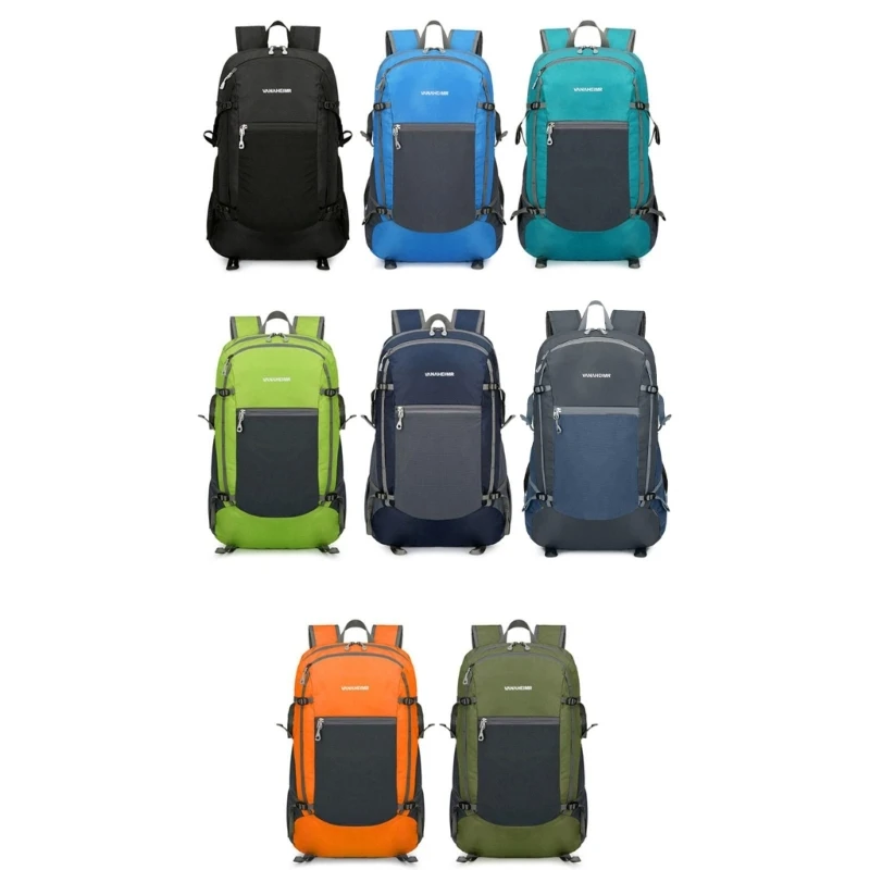 Foldable Backpack Water Resistant Ultra-lightweight Travel Daypack for Camping Climbing Riding Women Men Hiking Daypack