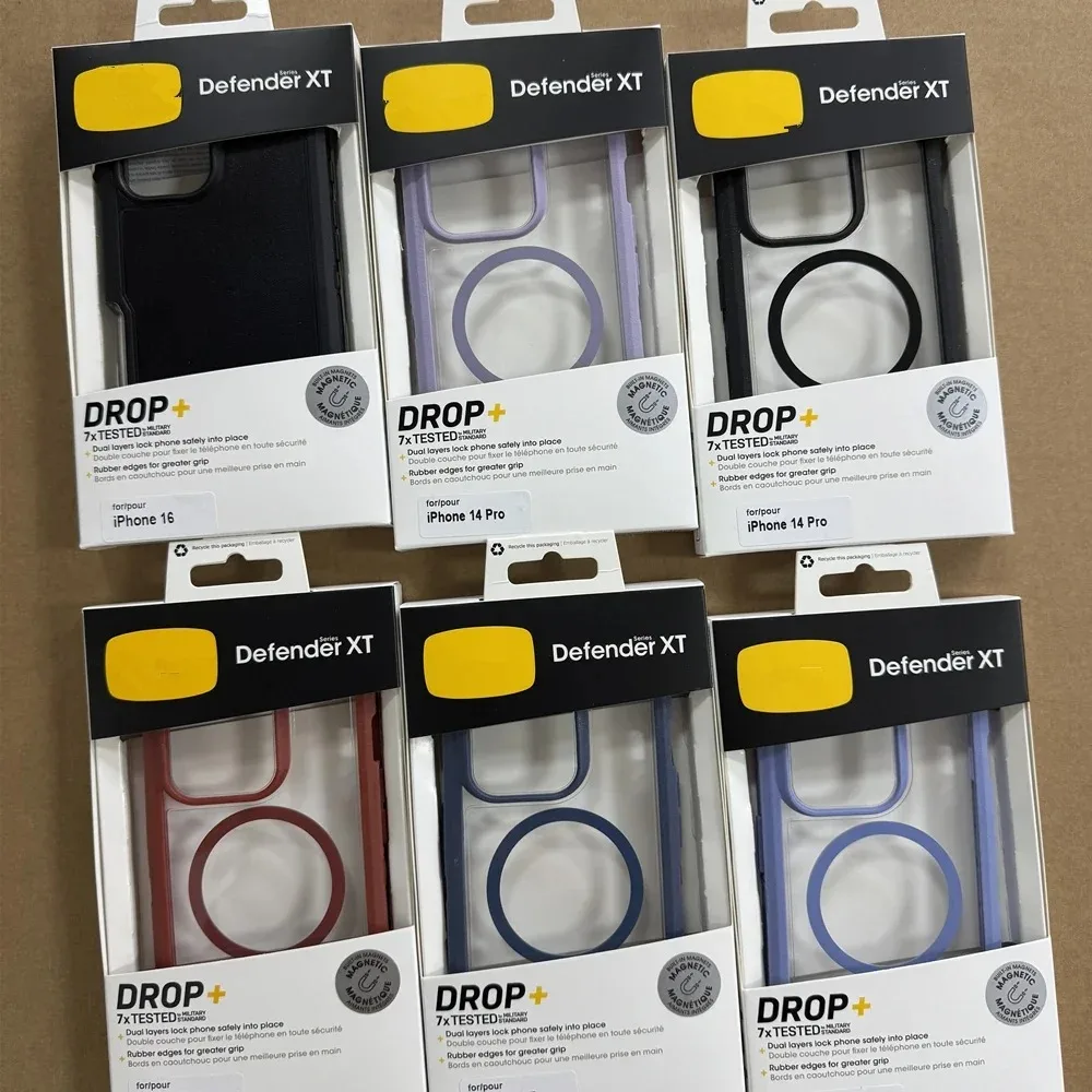 

Original Otter -box Defender XT Series Magnetic Case for IPhone 16 15 14 Pro Max Anti-Drop&Capture Button Protect Cover