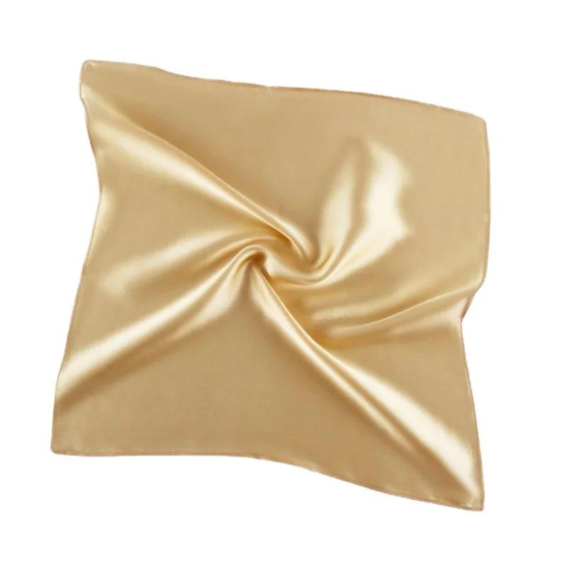 6A 100% шелковистый нагрудный платок с карманами, однотонный креповый атласный нагрудный шарф, маленький носовой платок, шелковый носовой платок 25*25 см