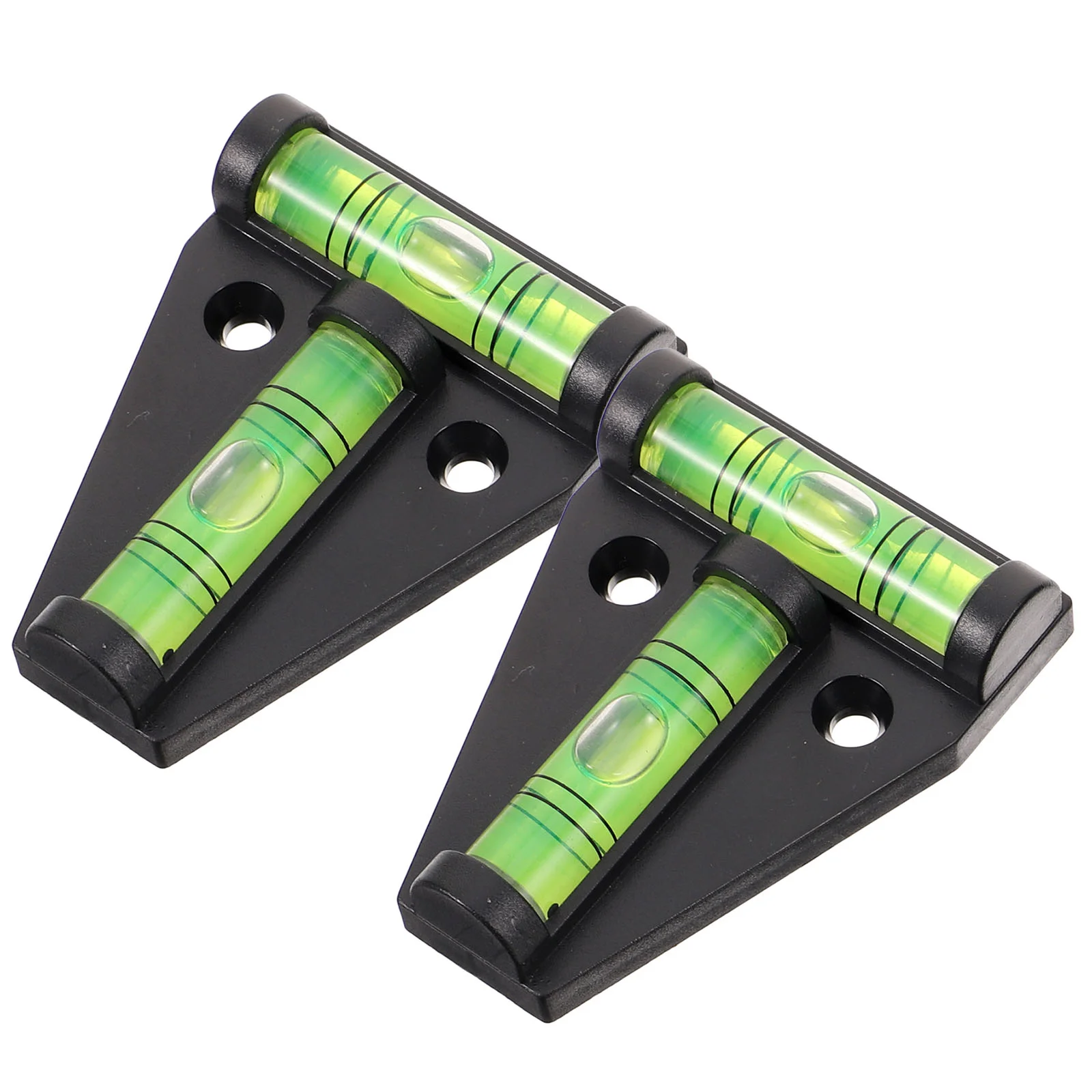 2 Pcs Bubble Level For Motorhome Motorhome T-type Magnetic Camera Leveling Blocks Travel Levelers