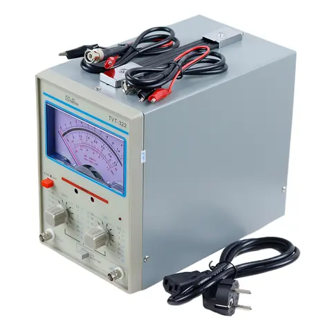 TVT-322 Dual Channel Milivoltmeter Double Needle Millivoltmeter New Design High Quality Pointer Voltage Measuring Instruments