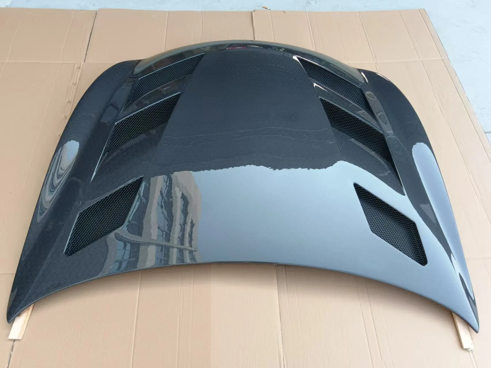 High Quality Honeycomb Carbon Fiber  Car Part Engine Hood Bonnet For G37 COUPE  Perfetc Fitment