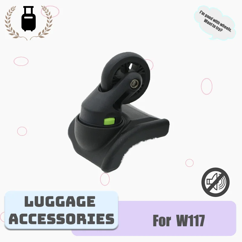 

For W117 Universal Luggage Replacement Wheels—Durable 360° Rotating Silent Wheels Specifically Designed For Luggage Repair