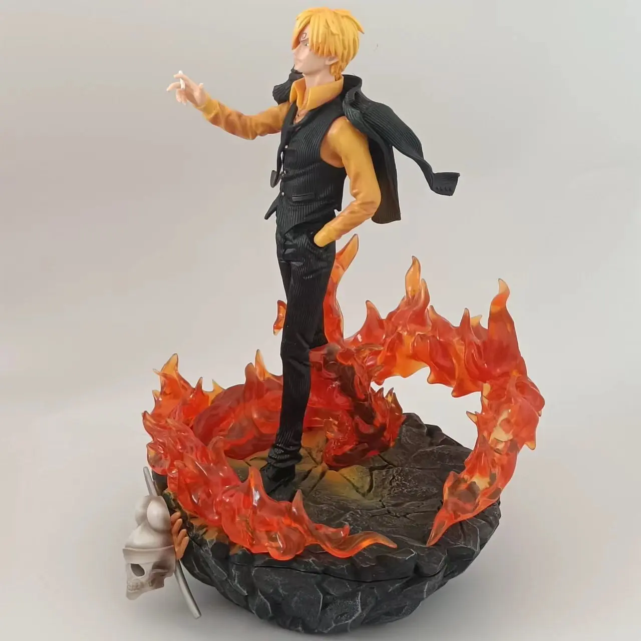 New 40cm One Piece Action Figure Blood Vinsmoke Sanji Anime Collection Model Statue Doll Children Anime Model Ornaments Gift Toy