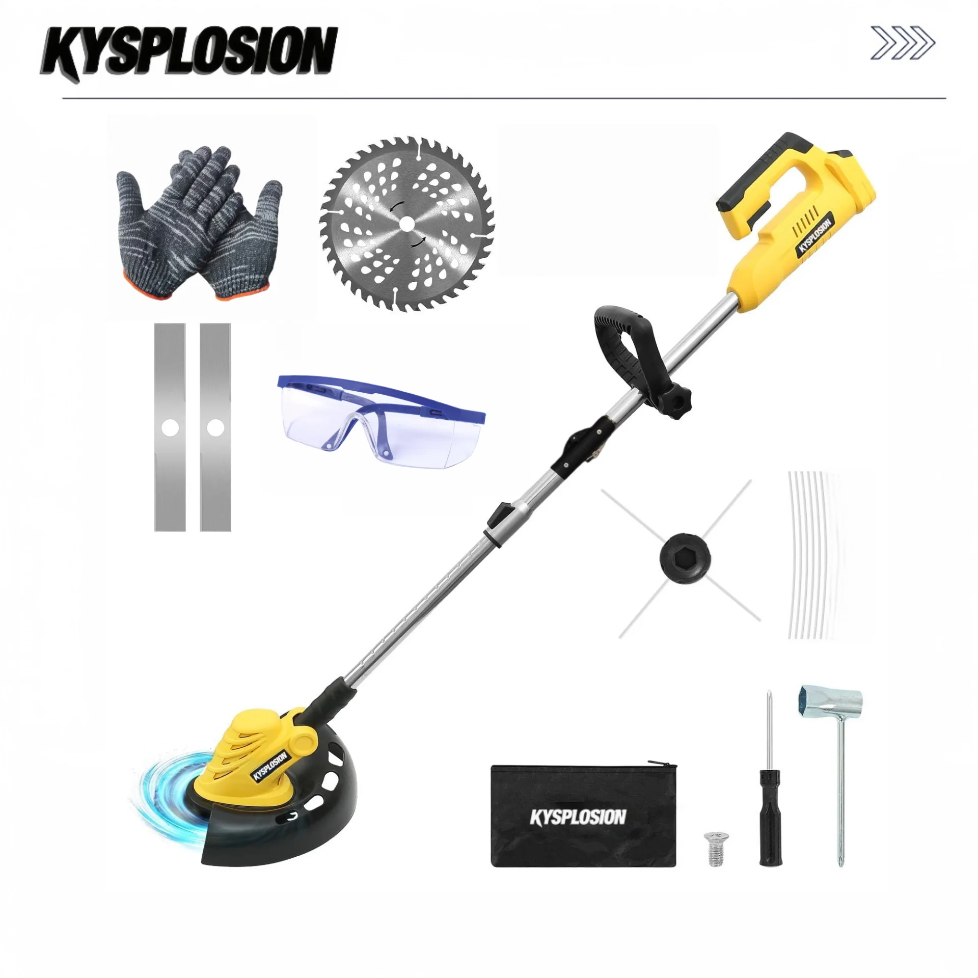 

Electric Brushless Motor Cordless Cutter Household Weeder For Garden Lawn Trimming Pruning Tools For dewalt 20v battery