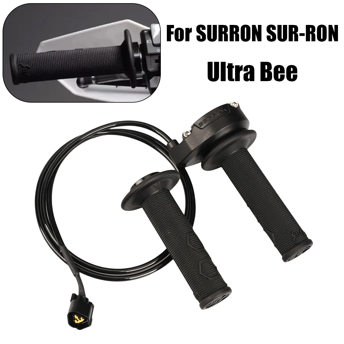 

For SURRON SUR-RON Ultra Bee Throttle Accelerated Parts Electronic Throttle Rubber Handle Cover Kit