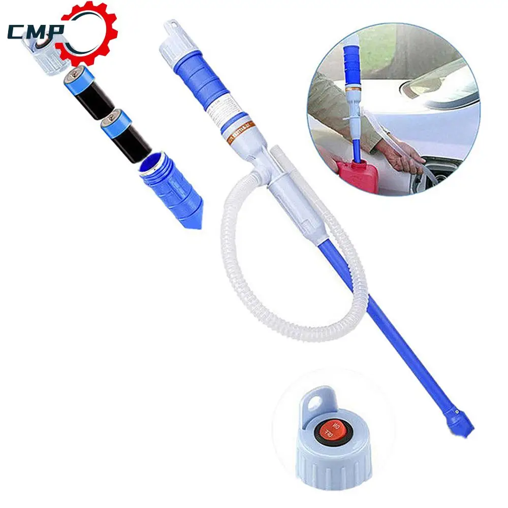 

1pc Universal Electric Liquid Oil Transfer Pump Water Pump Diesel Transfer Sucker Hand Pump Universal Car Tool Car Accessories