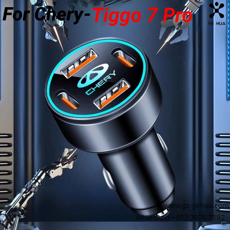 For Chery Tiggo 7 pro Tiggo 7 2020 2023  Cigarette lighter conversion head  Car Accessories Car phone charger  Automobiles Parts