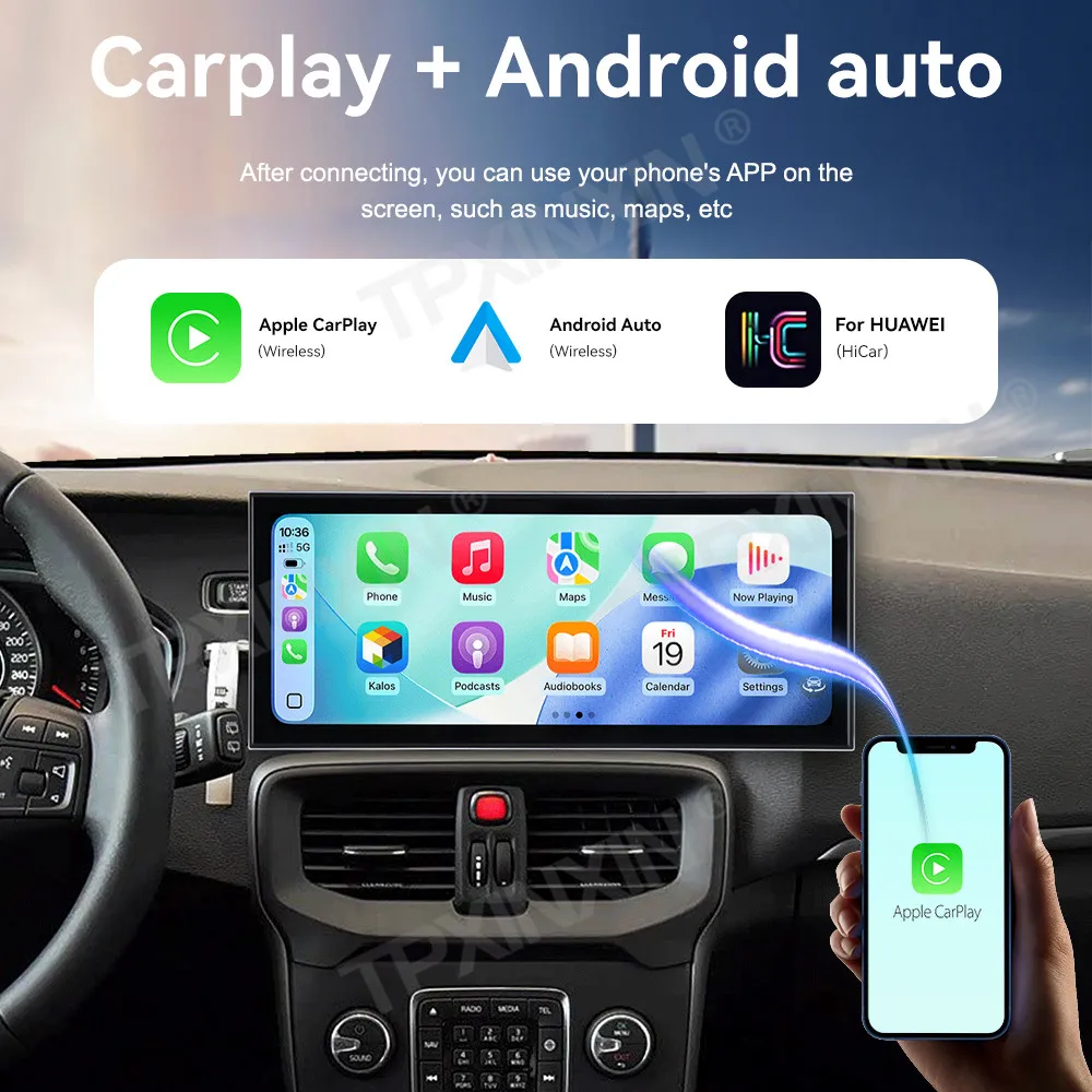 For Volvo V40 2013-2019 Android Car Radio Multimedia Video Player Wireless Carplay Autoradio Stereo GPS Navigation Head Unit