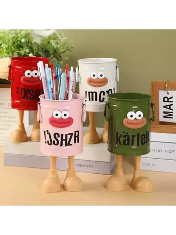 1 Pcs cartoon pen/pencil holder,Pen Holder Organizer,simple storage holder, for desk storage, office storage,home study storage