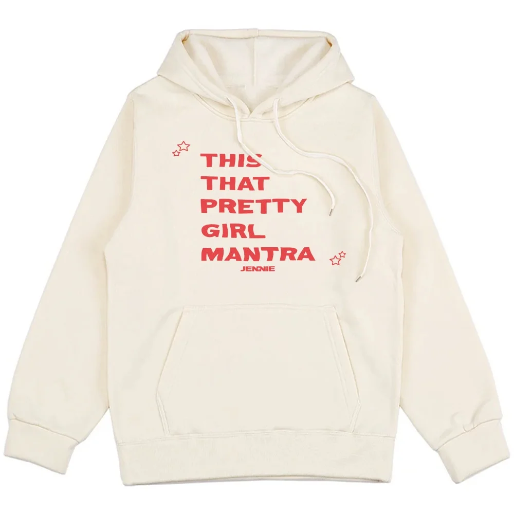 هذه فتاة جميلة الإملائي هوديي جيني المغني الجرافيك 2025 خريف/شتاء الرجال النساء القطن موضة بلوزات الهيب هوب هوديي