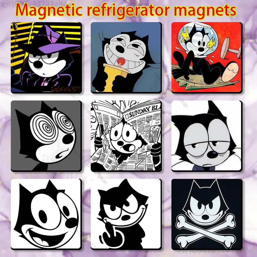 

F-FelixES The C-Cat Sign Fridge Magnets - Creative Miniature DIY Magnetic Decorations for Home Accessories