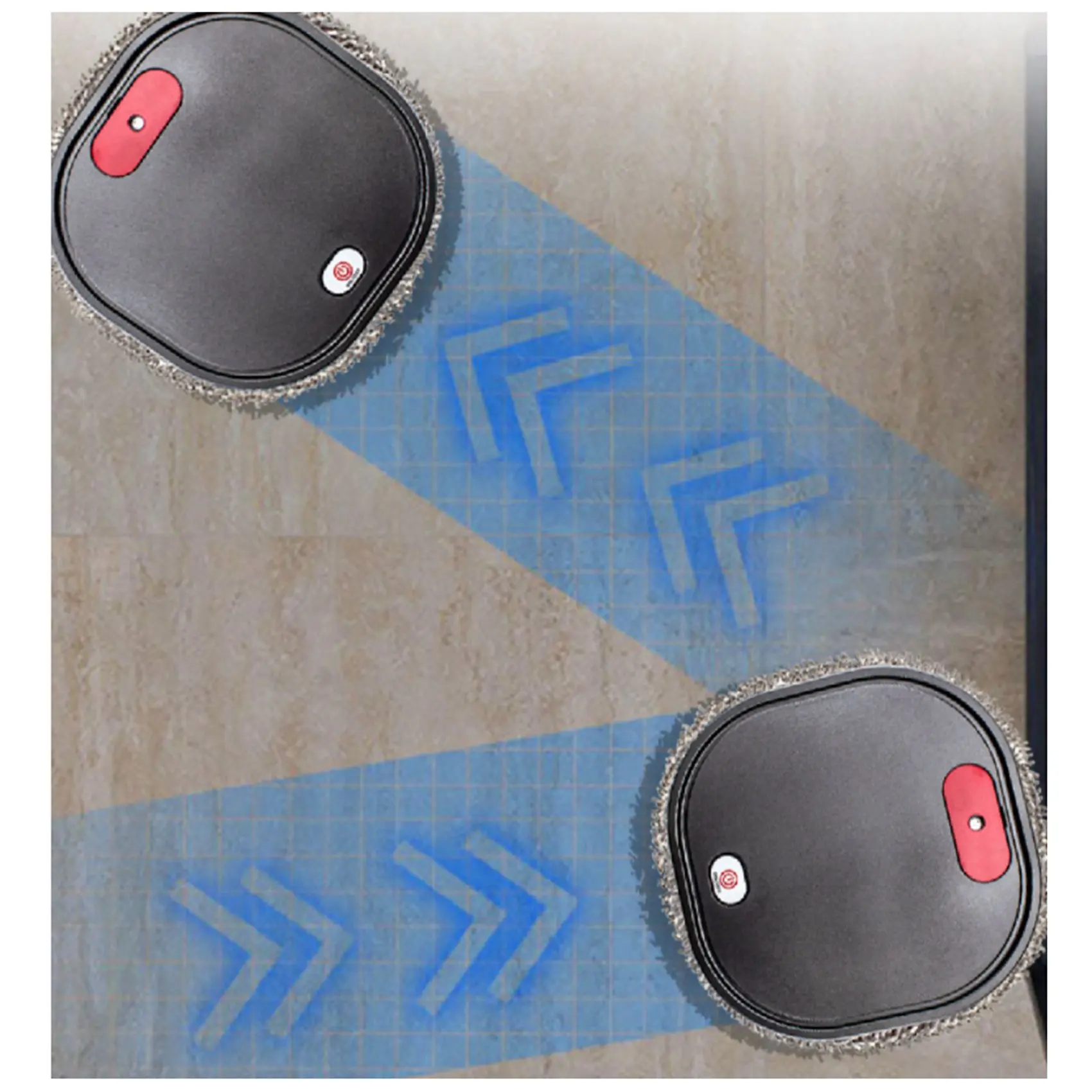 -ESTR 청소 로봇 자동 전기 바닥 걸레 1500mAh 스프레이 기능 바닥 스팀 클리너 로봇