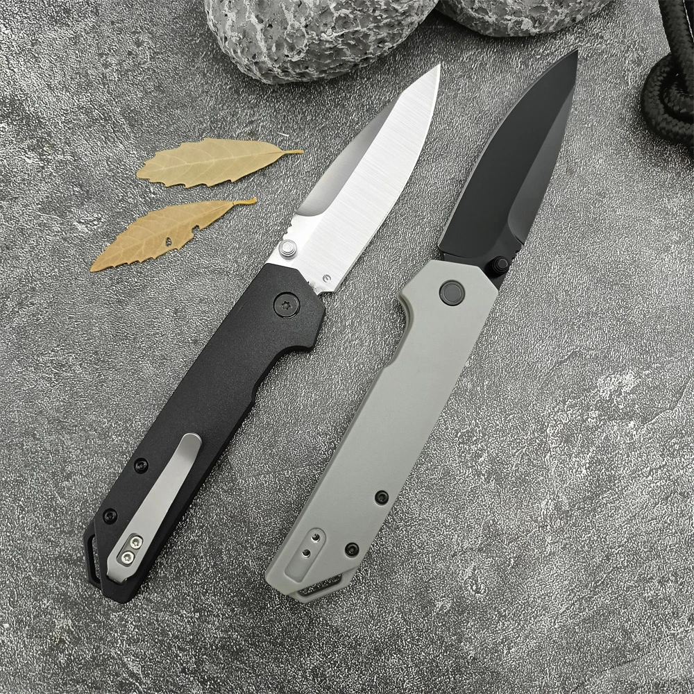 KS 2038 Folding Knife D2 Steel Blade Nylon Fiber Handle Camping Tools Portable Pocket Knife Tactical Hunting Self Defense Knife