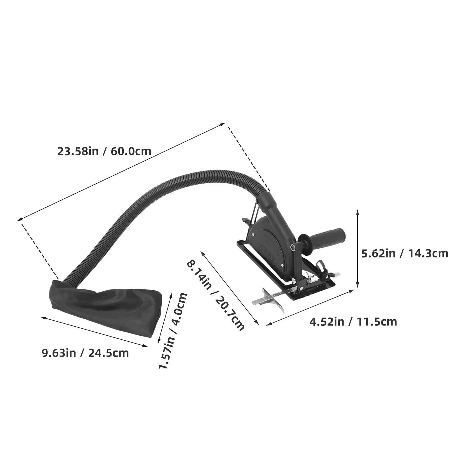 1Set Angle Grinder Support Stand Holder Base Converts Angle Grinder Into Cutting Machine Stable Compact Design for Repair