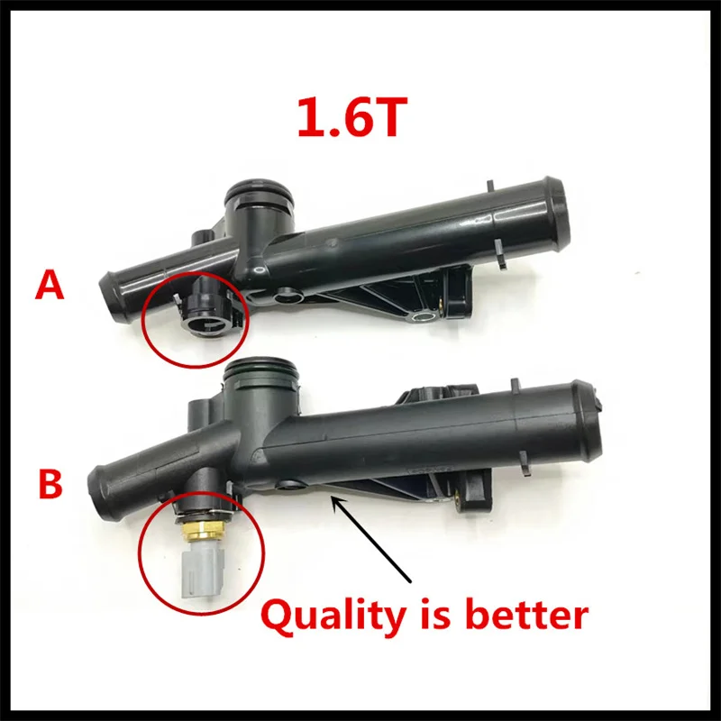 Thermostat Water Pipe Fitting Housing Radiator Coolant Equipment Water Pipe Fit for Ford KUGA MK2 2013-2019 1.6T Mondeo Ecoboost