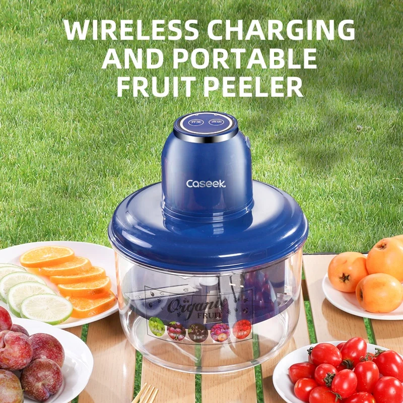 Factory Wholesale Private Mold Portable Small Electric Peeling Machine Rechargeable Grape Plum Peeling Machine for Household Use